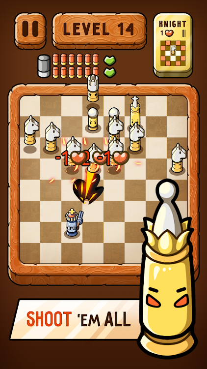 #9. Bullet Chess: Board Shootout (Android) By: Yes Games Studio