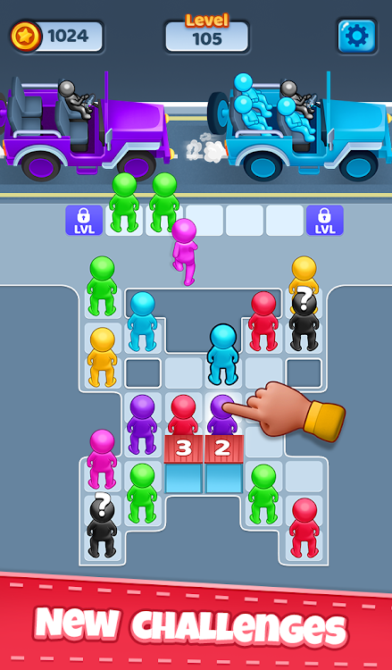 #3. Car Jam 3d - Match 3 Puzzle (Android) By: TechArts Games