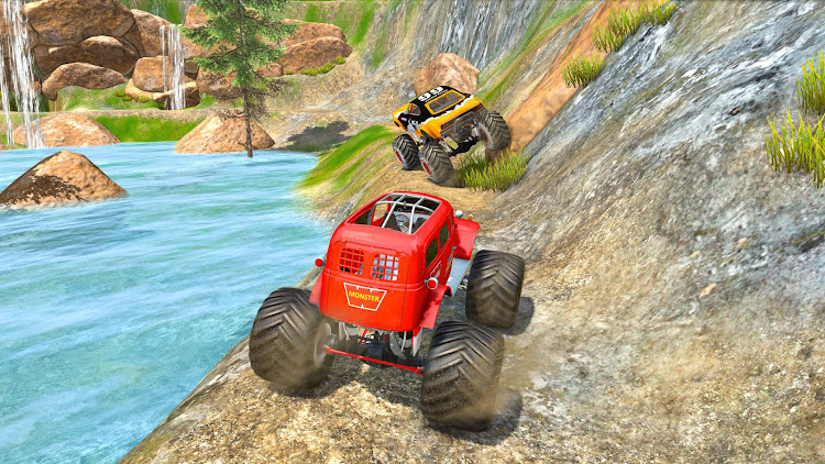 #3. Monster Truck Stunt 4x4 Car 3D (Android) By: planet360games