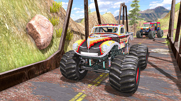 #5. Monster Truck Stunt 4x4 Car 3D (Android) By: planet360games