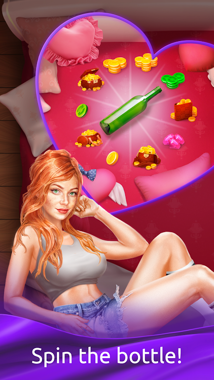 #4. Girls & City: spin the bottle (Android) By: Flushee LTD