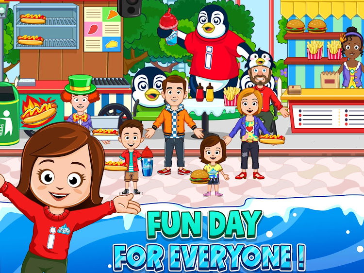 #9. My Town : ICEME Amusement Park (Android) By: My Town Games Ltd