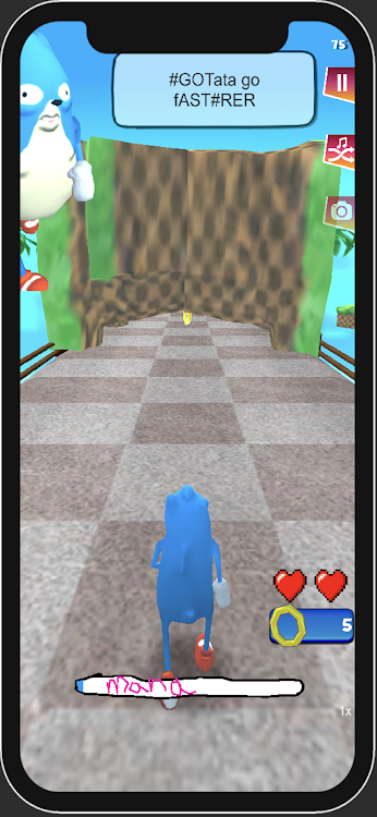 #7. Fast Sanic Goo! Adventure (Android) By: Elenio Castellanos