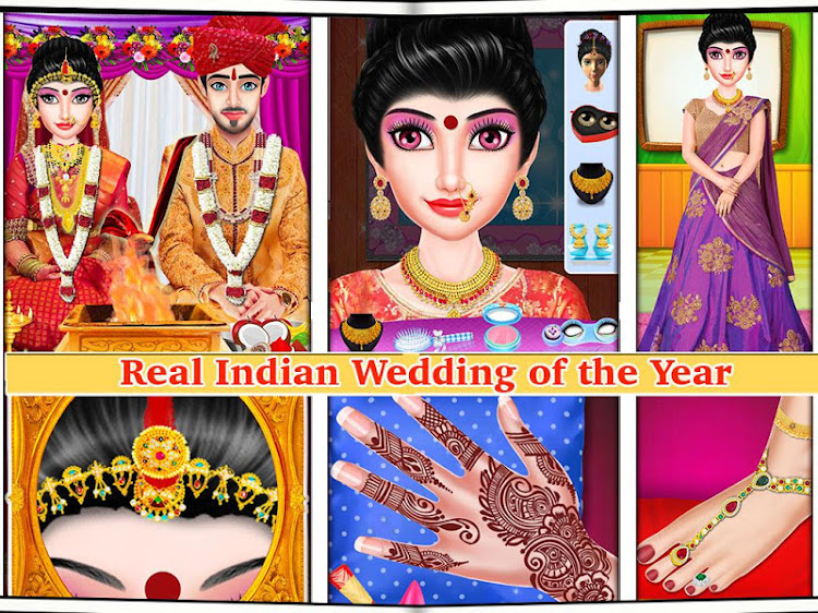 #2. Gorgeous Indian Wedding Beauty (Android) By: TBZ 9 Games