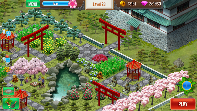 #10. Queen's Garden 4: Sakura Seaso (Android) By: Seven Sails Games