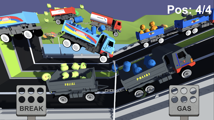 #4. Truck Gandeng Oleng Racing (Android) By: 2YOU GAME