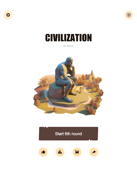 #10. Civilization Simulator (Android) By: Tiny Monster