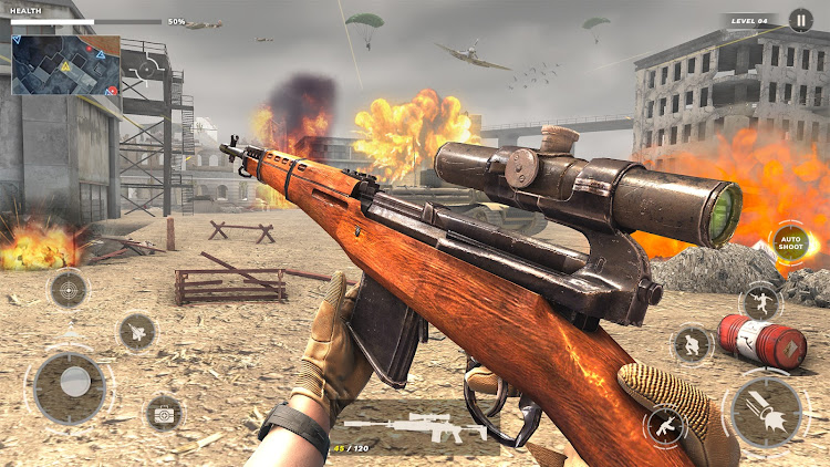 #6. World War Sniper: FPS Gun Game (Android) By: Strange Hero Monster Games