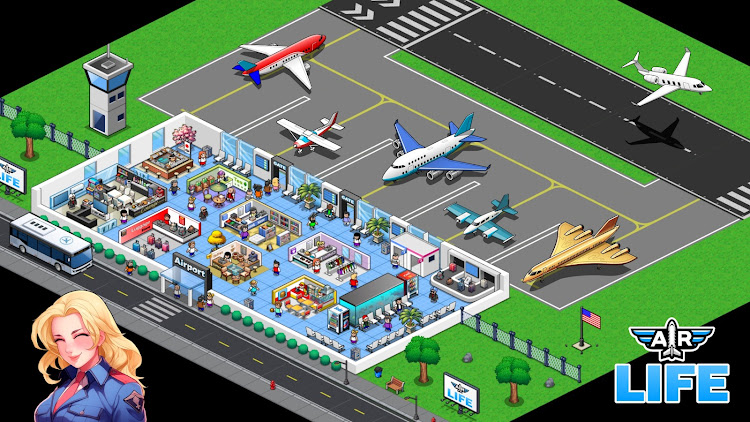 #1. Air Life: Aviation Tycoon (Android) By: Alphaquest Game Studio