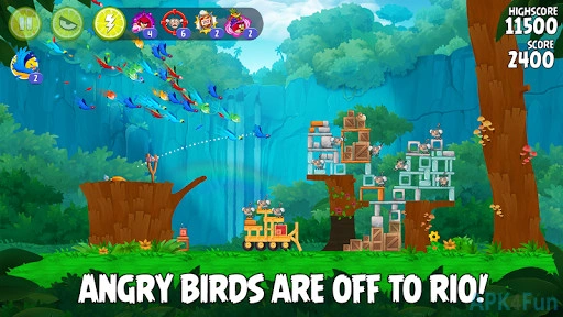 Angry Birds Rio Screenshot Image