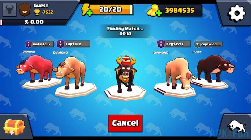 Angry Bull Racing Attack Screenshot Image