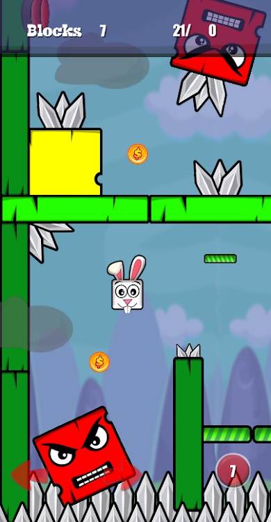 #1. Angry Cubez - Trap Adventure (Android) By: Hoogames