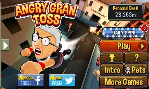 Angry Gran Toss Screenshot Image