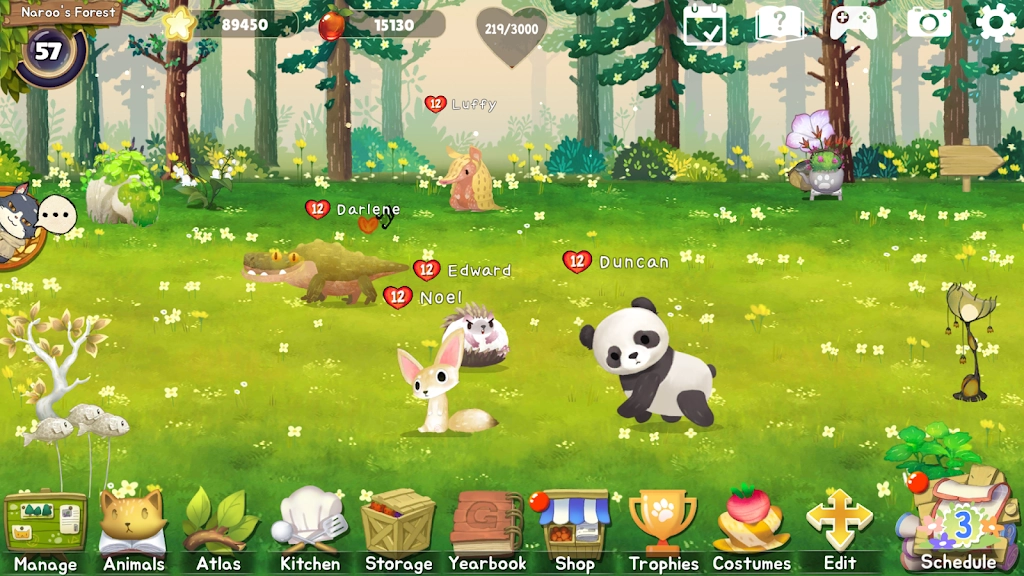 Animal Forest: Fuzzy Seasons Screenshot Image