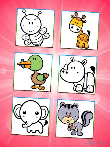 Animals Coloring Pages 2 Screenshot Image