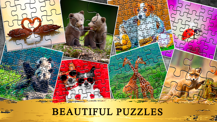 #1. Animals Jigsaw Puzzles Offline (Android) By: Hairstyle Photo Apps