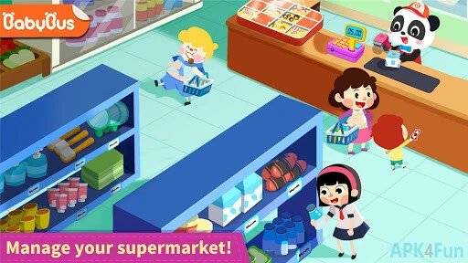 Baby Panda's Town: Supermarket Screenshot Image