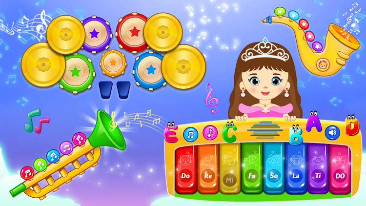 #1. Baby Piano - Children Song (Android) By: playNfun - educational & girl games