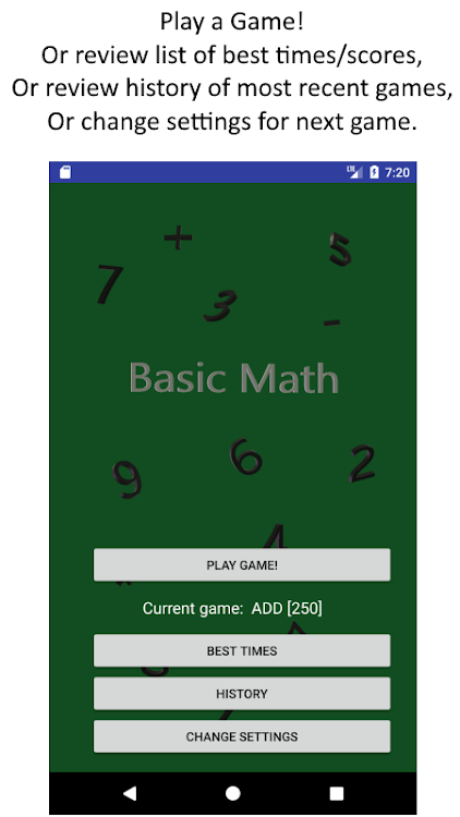 #1. Basic Math (Android) By: pi-Concepts