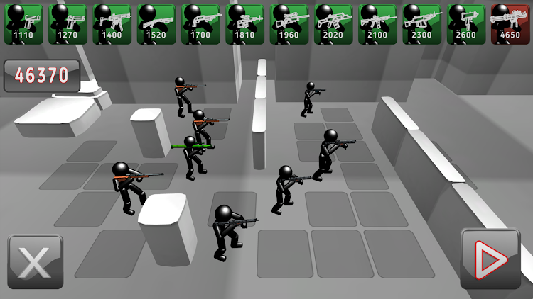 #1. Battle Sim: Counter Stickman (Android) By: yandagame