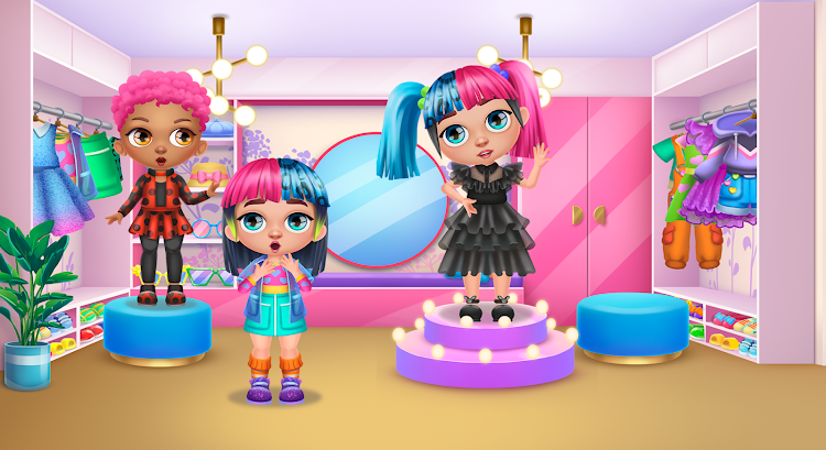 #1. Beauty salon: Girl hairstyles (Android) By: Hippo Kids Games