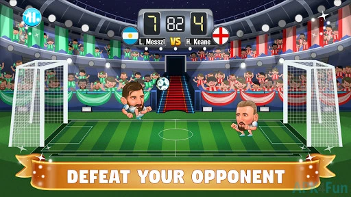 Big Head Soccer Screenshot Image