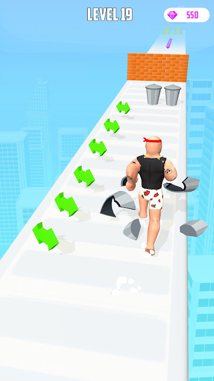 #1. Big Man Race 3D (Android) By: Bolt Bridge Games