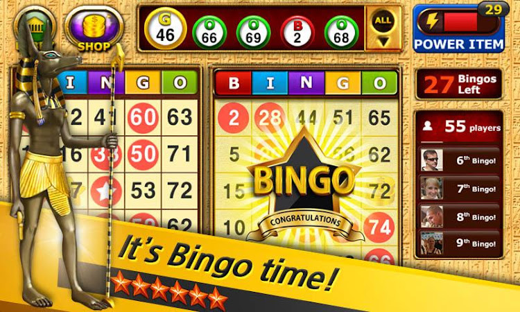 #1. Bingo - Pharaoh's Way (Android) By: Starlight Interactive