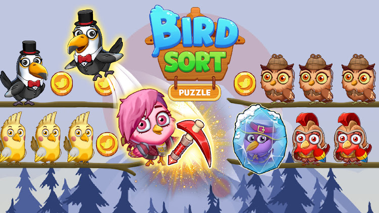 #1. Bird Sort Puzzle Color Game (Android) By: GeDa DevTeam