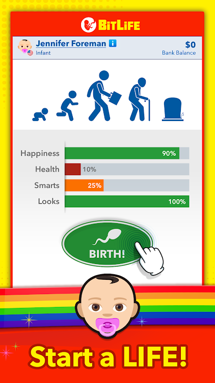 #1. BitLife - Life Simulator (Android) By: Candywriter, LLC