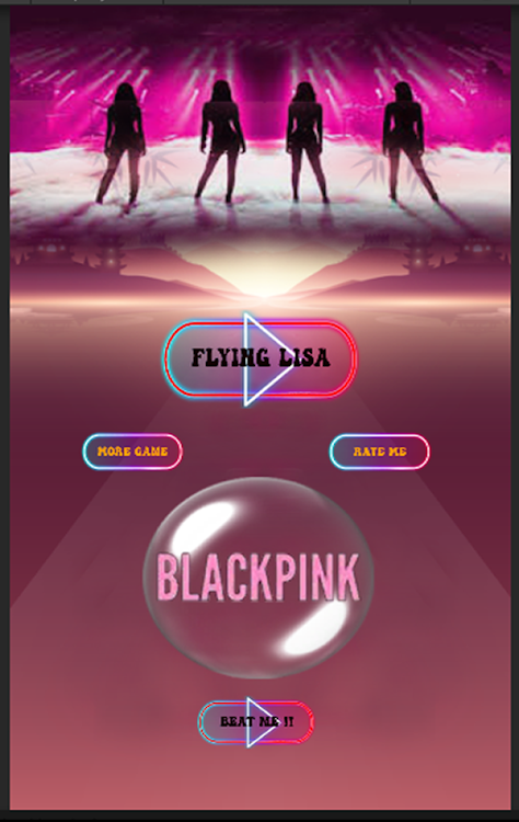 #1. BlackPink Flying Lisa Beat Hop (Android) By: Apik