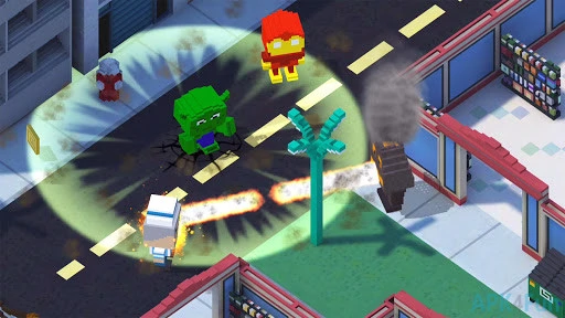 Block Battles: Heroes at War Screenshot Image