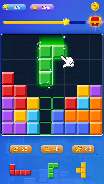 #1. Block Puzzle Brain Buster Game (Android) By: TNG Games