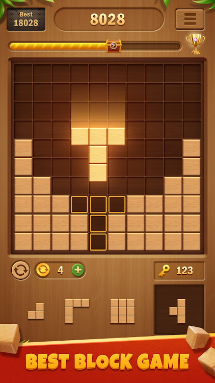 #1. Block Puzzle Wood (Android) By: Apollo Game Studio