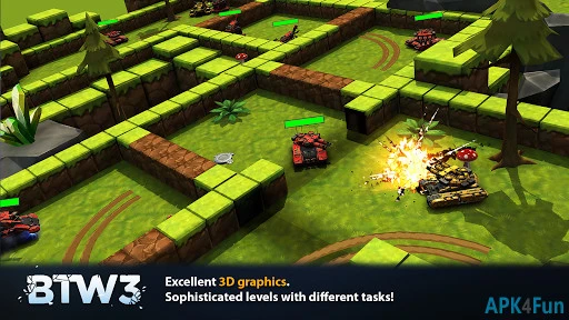 Block Tank Wars 3 Screenshot Image