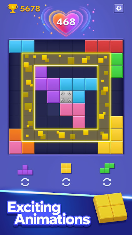 #1. Blockanza: Block Puzzle (Android) By: BRAINWORKS PUBLISHING PTE. LTD.