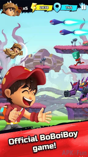 BoBoiBoy Galaxy Run Screenshot Image