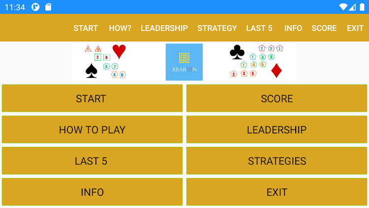 #1. Brain Card Game - Xbar10n (Android) By: İlhami Savaş OKUR