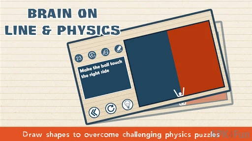 Brain on Line vs Physics Puzzle Screenshot Image