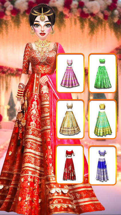 #1. Bridal Dress Up Indian Wedding (Android) By: IntroPixel Game Studio