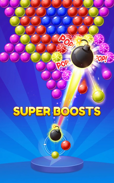 #1. Bubble Shooter Game (Android) By: summer garden club