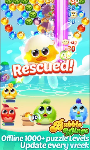 Bubble Wings Screenshot Image