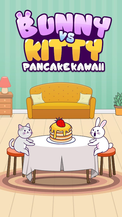 #1. Bunny vs Kitty Pancake:Kawaii (Android) By: ThinkQube