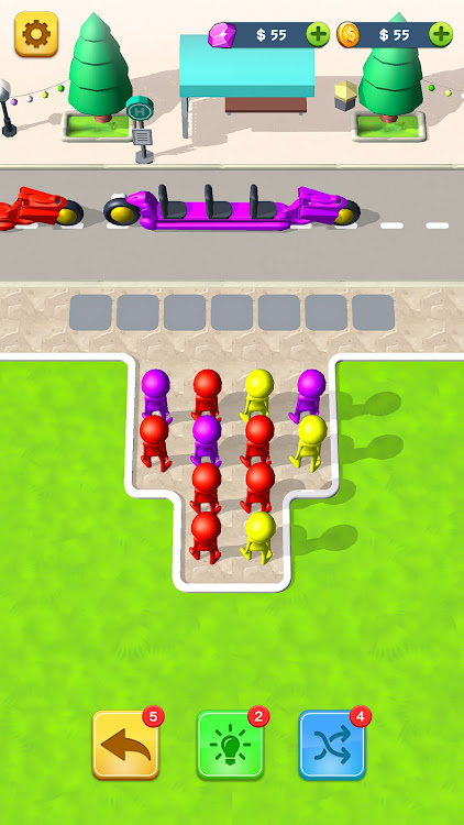 #1. Bus Jam: Car Jam 3d Games (Android) By: spectra tunes