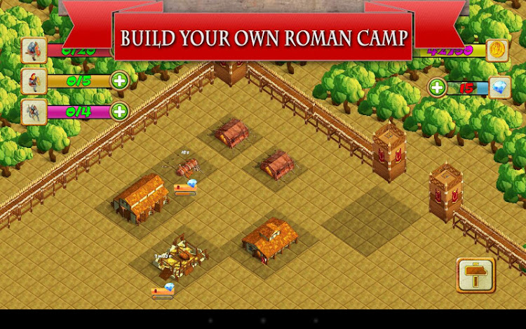 #1. CAESAR EMPIRE WAR (Android) By: Milleniona