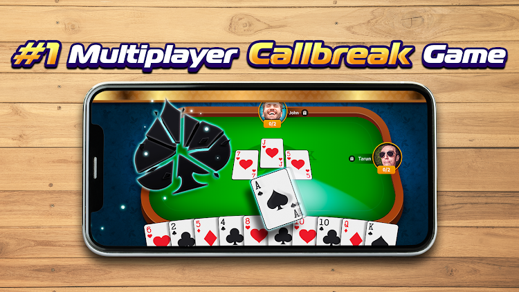 #1. Callbreak Superstar (Android) By: BlackLight Studio Games