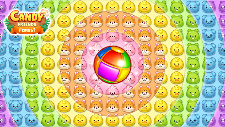 #4. Candy Friends Forest : Match-3 (Android) By: SUPERBOX Inc