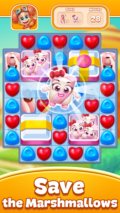 #1. Candy Pop Story : Match 3 (Android) By: Gamoper