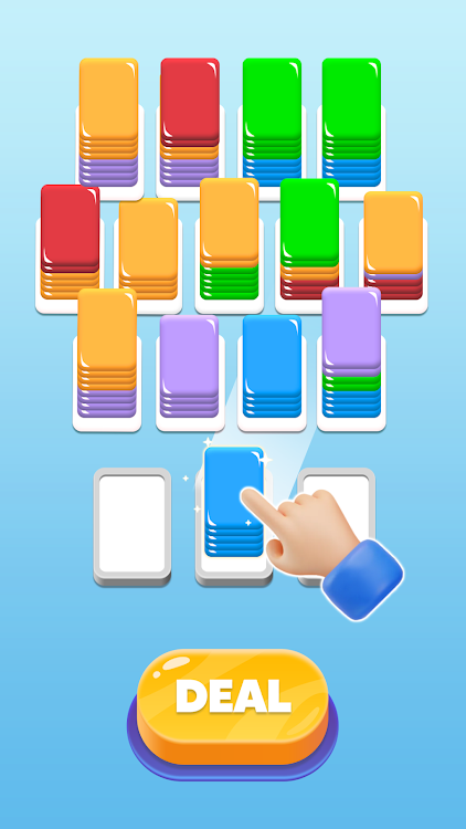 #1. Card Shuffle - Sort Puzzle (Android) By: WeMaster Games