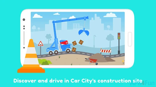 Carl the Super Truck Roadworks Screenshot Image